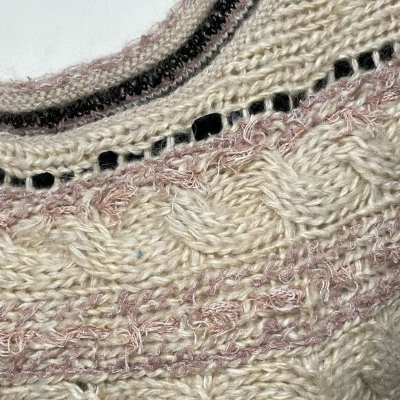 FREE PEOPLE Craft Time Sweater HUGE DRAMATIC Sleeves XS OVERSIZED can fit S M - Picture 12 of 15